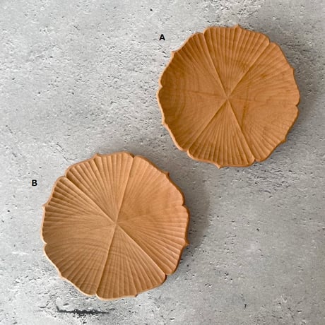 フナハシトモハルさん 杢が美しい栗のお盆 30m トレー プレート