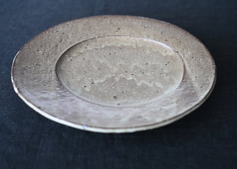 加藤あゐ　ellipse plate M 裏葉柳