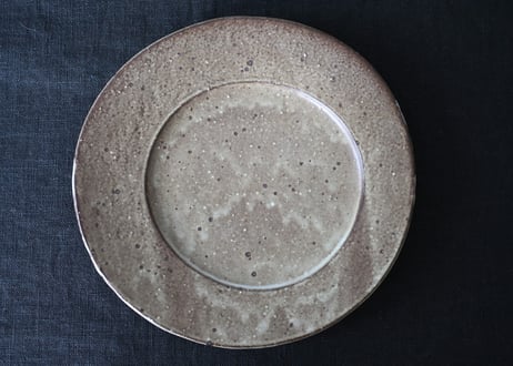 加藤あゐ　ellipse plate M 裏葉柳