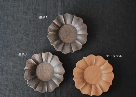 フナハシトモハル 花茶托　Φ110　山桜