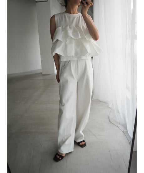 frill docking tops / off