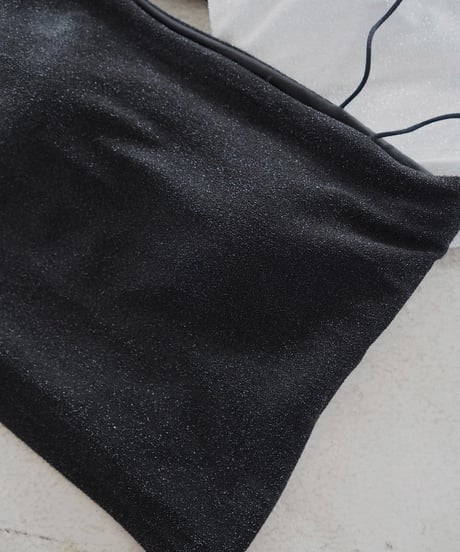 【即納】lame short camisole