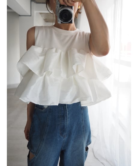 frill docking tops / off