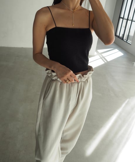 【即納】lame short camisole