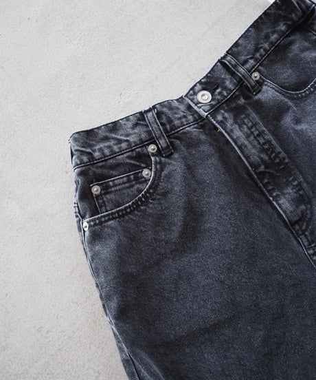 【接触冷感】straight denim / gray