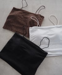 【即納】lame short camisole