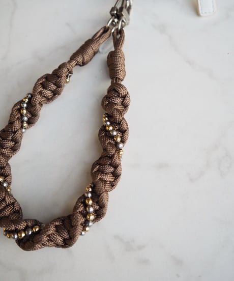 【即納】smartphone strap / ball design / brown