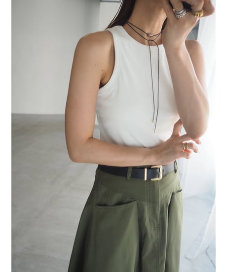 【即納】cup in american sleeve tank