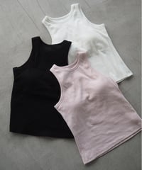 【即納】cup in american sleeve tank