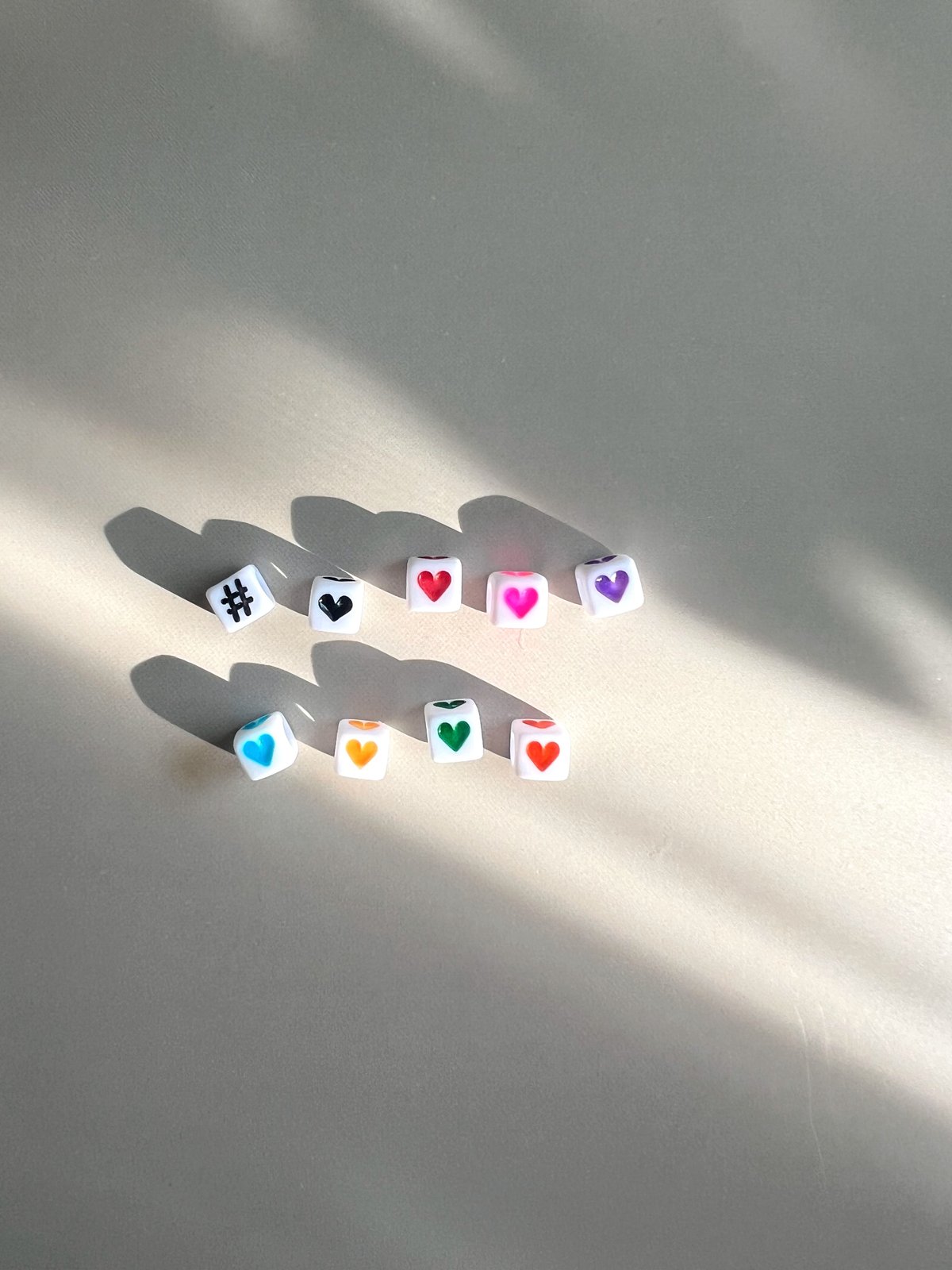 数字・ハート・記号ビーズ | herin