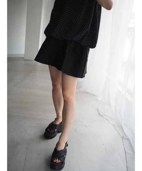 black knit bustier