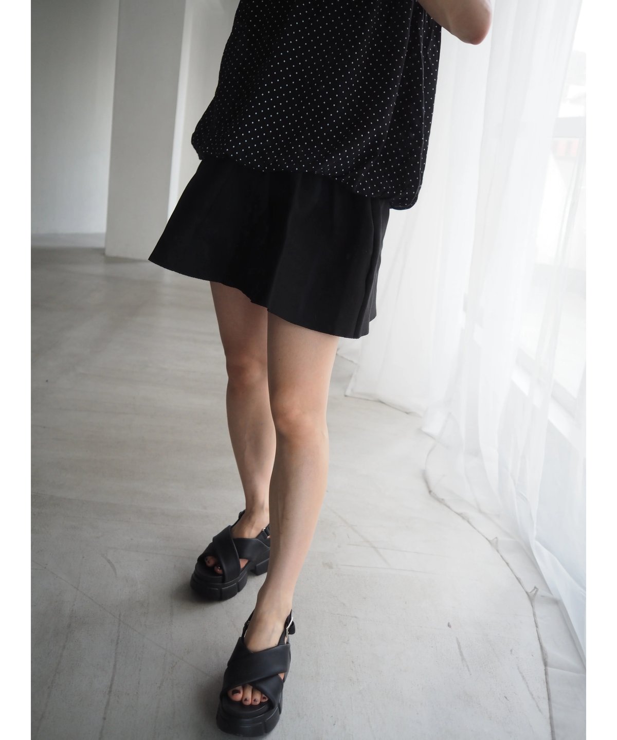 black knit bustier | herin