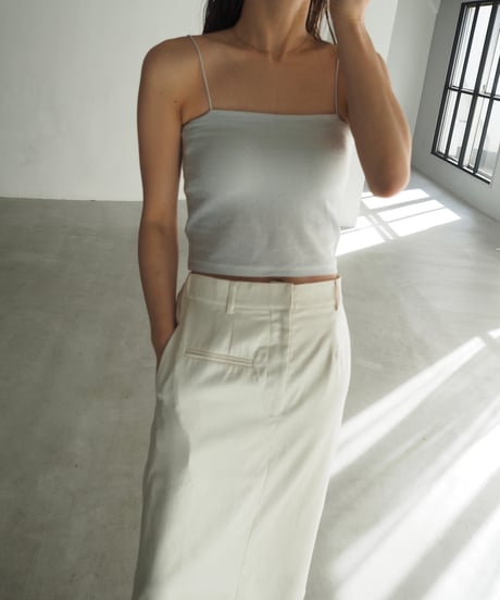 【即納】lame short camisole
