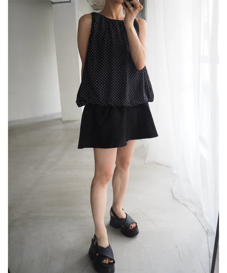 black knit bustier