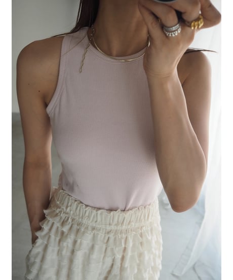 【即納】cup in american sleeve tank