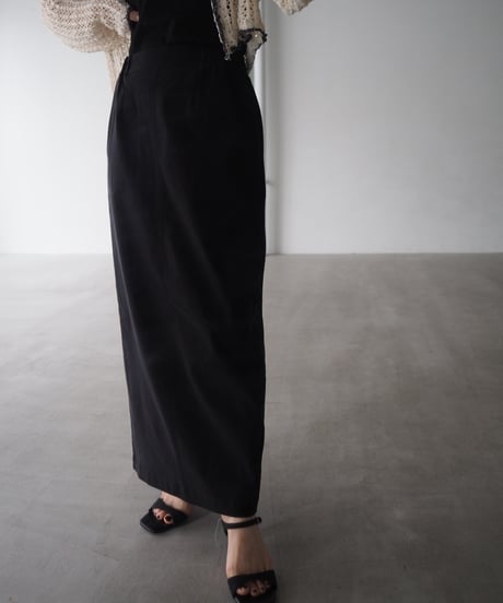 2026 hyper stretch tight skirt / black