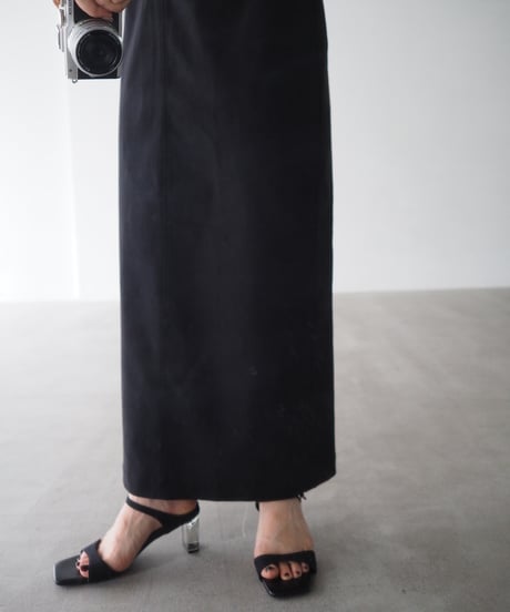2026 hyper stretch tight skirt / black