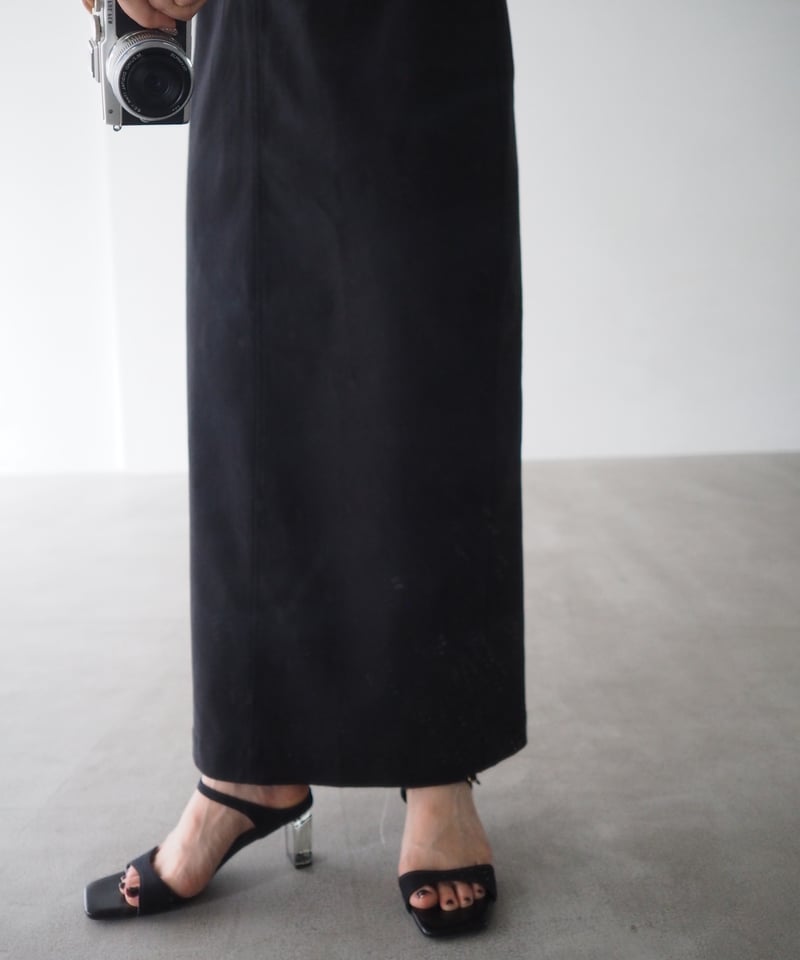2026 hyper stretch tight skirt / black | herin
