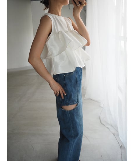 frill docking tops / off