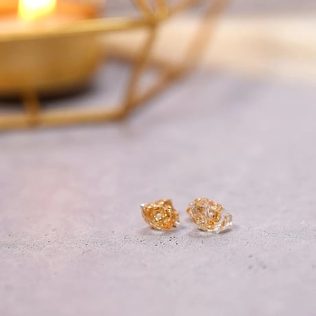 《biwa》モス＆アゲートドゥルージー✴︎キルト＆フィカスカービング＊ピアス CERVA nagoya NEW ARRIVALS Cartier vintage 2way bag HERMES vintage