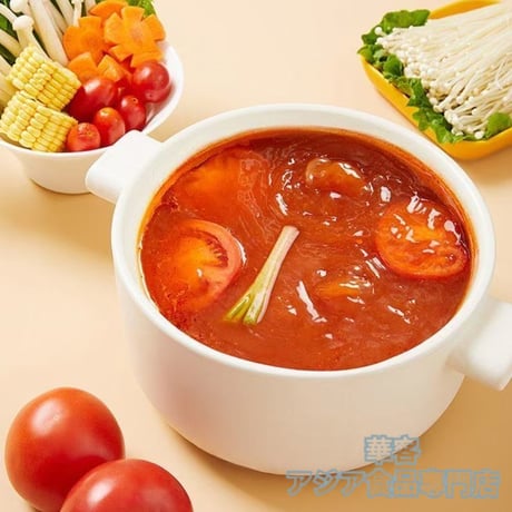 蜀大侠 清湯火锅底料 ４個入り 300g 牛油火鍋底料 麻辣燙　火鍋の素 4割れ お鍋の素 キチン キノコ サンセン トマト スープン【常温便】