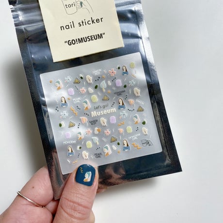 Happy nail sticker【 GO!MUSEUM 】