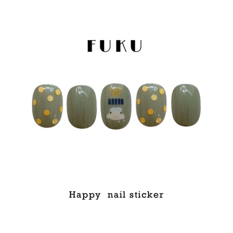 Happy nail sticker【 Happiness comes! 】