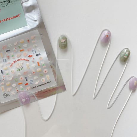 Happy nail sticker【 Yumcha restaurant 】