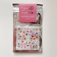 Happy nail sticker【 WANPAKU HOUSE×tori 】