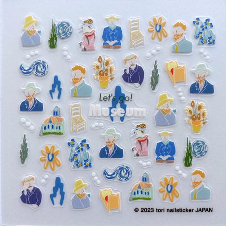 Happy nail sticker【 GO! MUSEUM/"HIMAWARI" 】