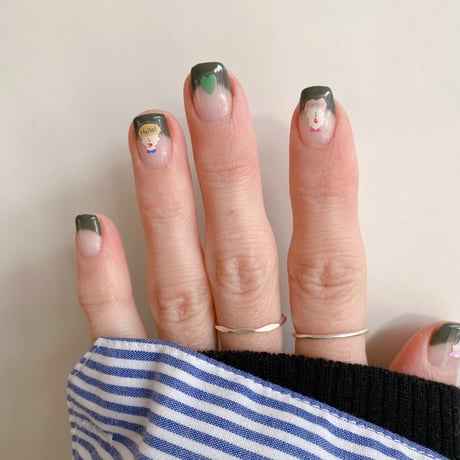 Happy nail sticker【 Happiness friends 】