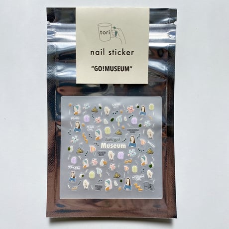 Happy nail sticker【 GO!MUSEUM 】