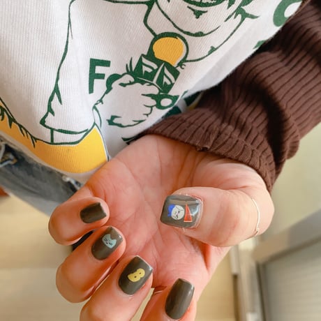 Happy nail sticker【 Happy cat 】