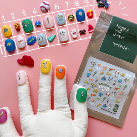Happy nail sticker【 KOSHIEN 】阪神甲子園球場100周年コラボ
