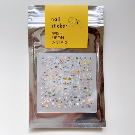 Happy nail sticker【 WISH UPON A STAR 】