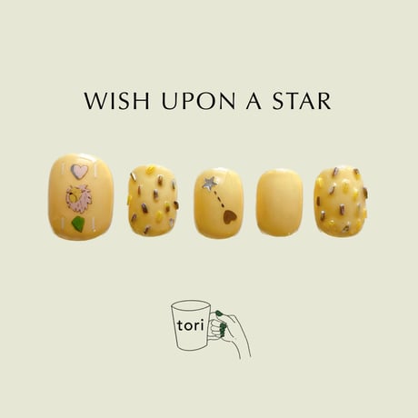 Happy nail sticker【 WISH UPON A STAR 】