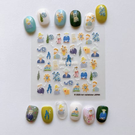Happy nail sticker【 GO! MUSEUM/"HIMAWARI" 】