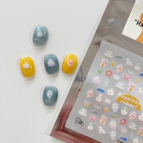 Happy nail sticker【 Happiness comes! 】