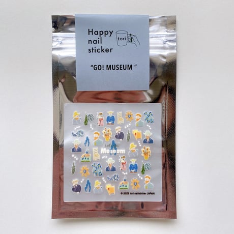 Happy nail sticker【 GO! MUSEUM/"HIMAWARI" 】