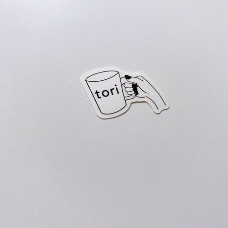 toriロゴフレークステッカー/ミニ