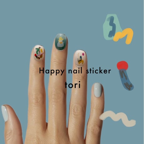 Happy nail sticker【 GO! MUSEUM/"HIMAWARI" 】