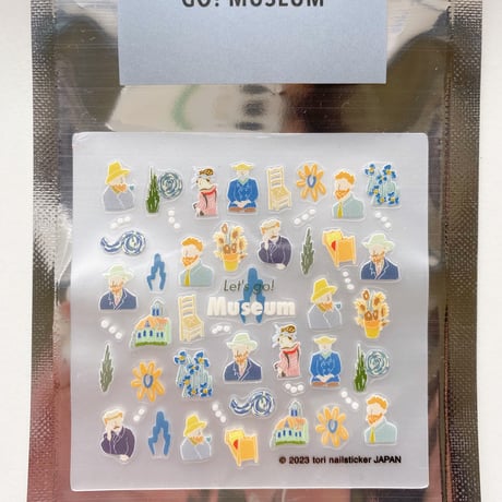 Happy nail sticker【 GO! MUSEUM/"HIMAWARI" 】