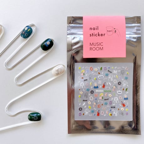 Happy nail sticker【 MUSIC ROOM 】