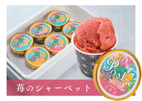 《季節限定》苺のシャーベット〈果汁分75％〉【 送料込み 】