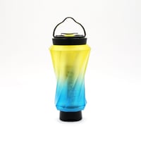 sway glass mini - aqua・ NATURA カメヤマ ランタン ホヤ ミニグ