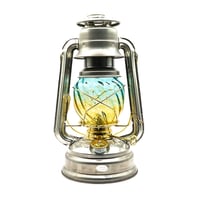 sway glass mini - aqua・ NATURA カメヤマ ランタン ホヤ ミニグ