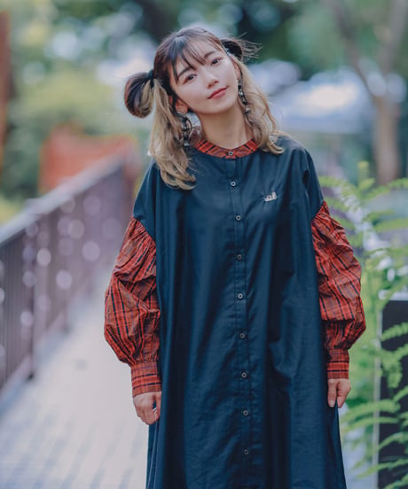 LIMITEDノーカラーワンピース（RED）