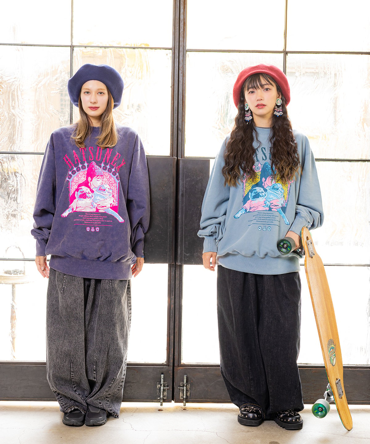 ハンドステッチビッグベレー（マッドレッド） | HATSUNEXオフィシャル