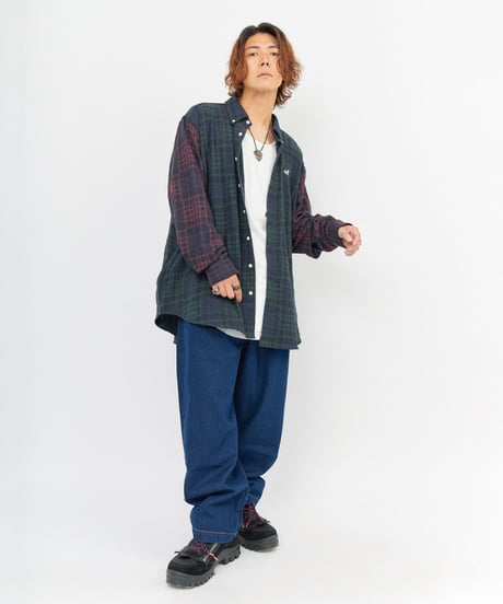 Hatsunexルーズフィットデニム（BLUE）