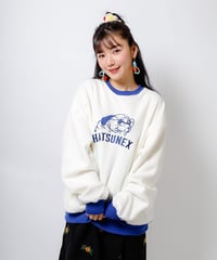 Hatsunex Embroidery Fleece（WHITE）